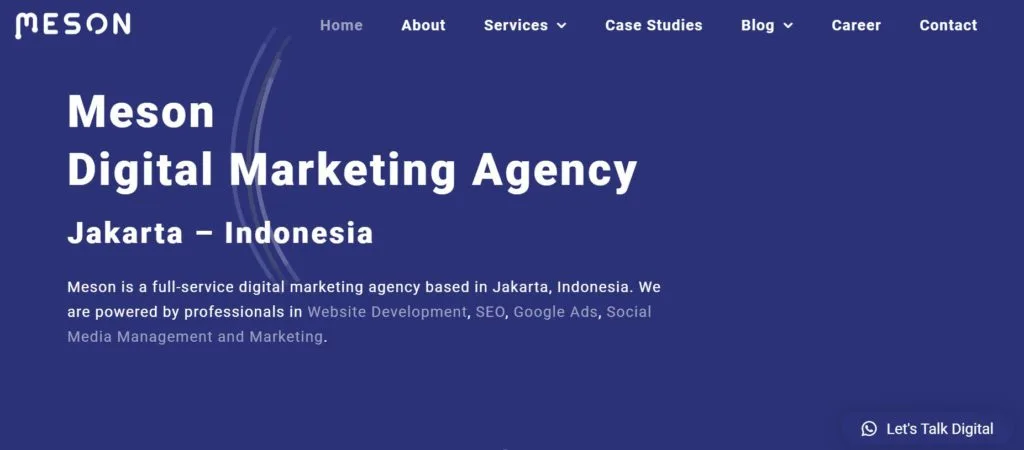 Digital marketing agencies in Indonesia -  Meson