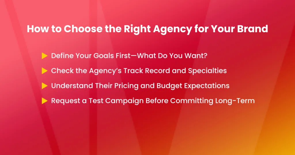 How to Choose the Right Agency for Your Brand