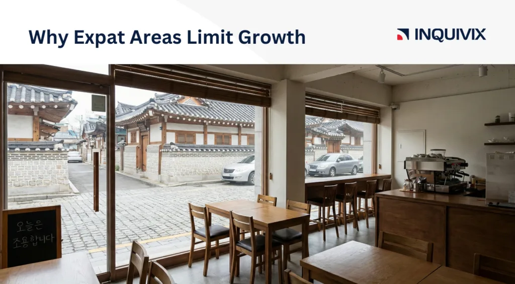 Expat Areas Cafes in South Korea