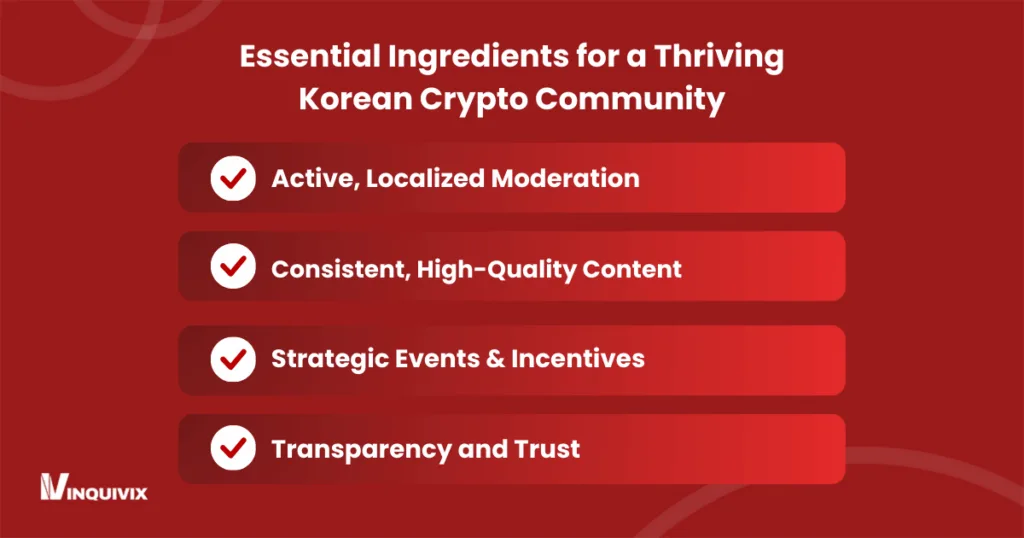 Essential Ingredients for a Thriving Korean Crypto Community - Crypto Community Korea - Inquivix