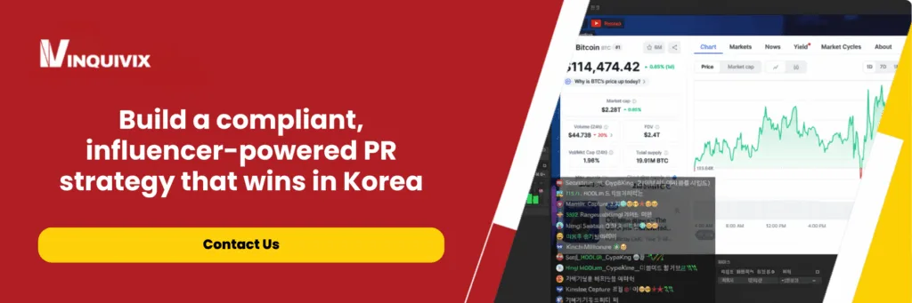 Crypto PR and Influencer Marketing in Korea What Works - Inquivix