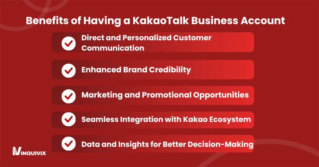 Benefits of Having a KakaoTalk Business Account