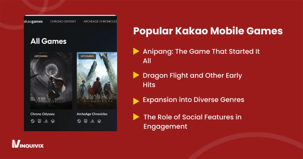 Popular Kakao Mobile Games