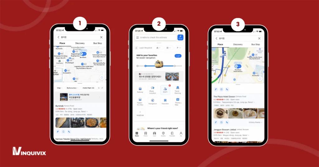 Navigational Strengths vs. Naver and Google