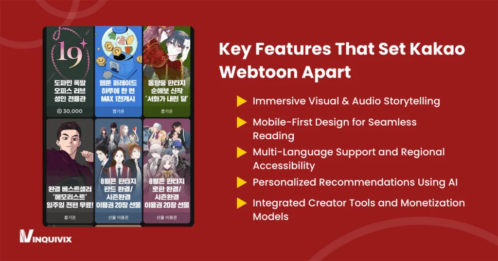 Key Features That Set Kakao Webtoon Apart