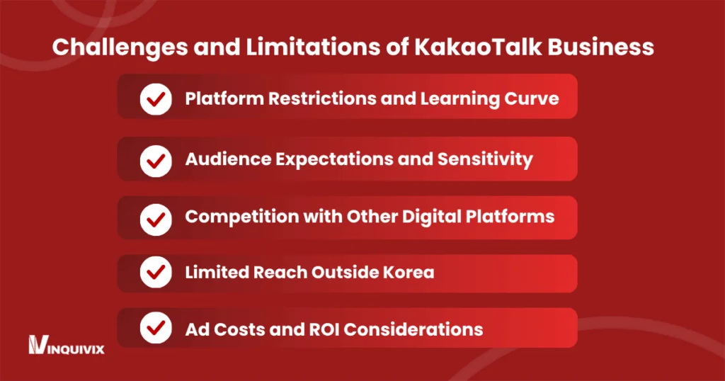 Challenges and Limitations of KakaoTalk Business