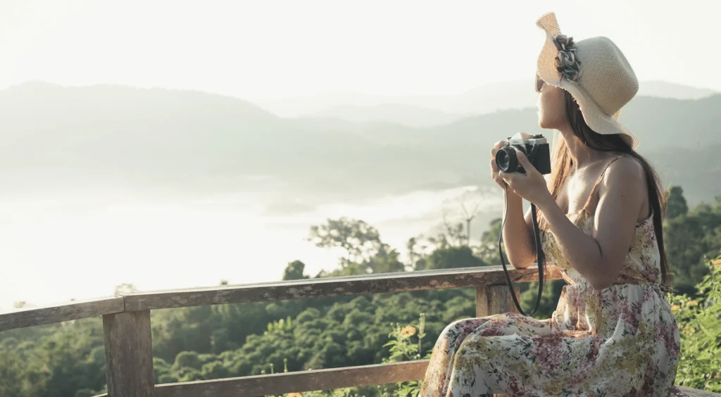 An Image of a Korean Travel Influencer