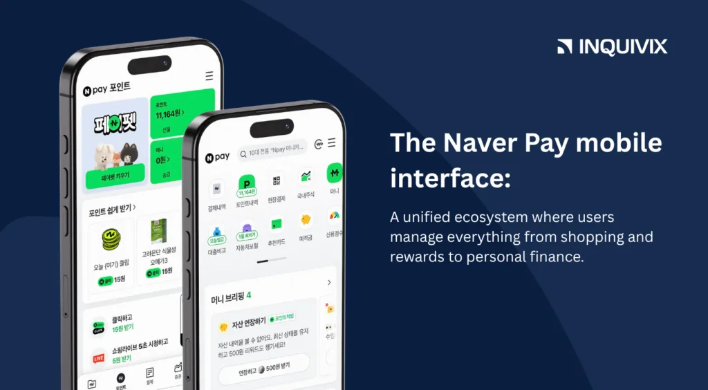 Naver Pay mobile interface as a Korean Mobile Payment Methods