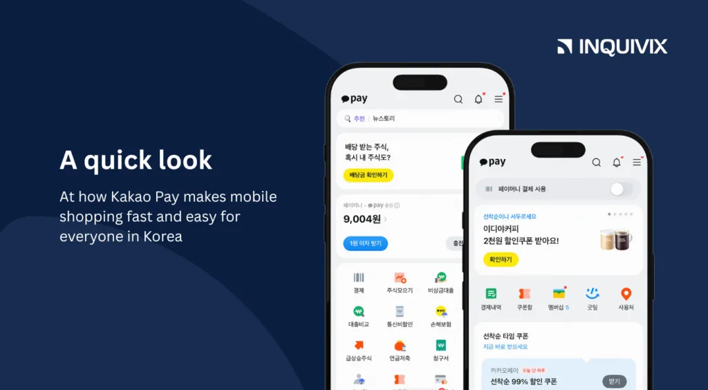 Kakao Pay mobile interface as a Korean Mobile Payment Methods