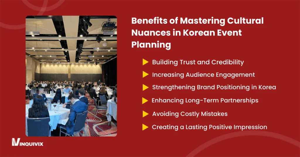 Benefits of Mastering Cultural Nuances in Korean Event Planning