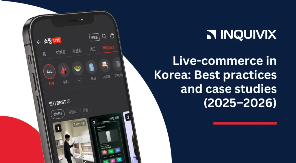 Best practices and case studies for live commerce in Korea 2025-2026