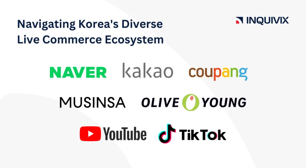 Korea’s Diverse Live Commerce ecosystem