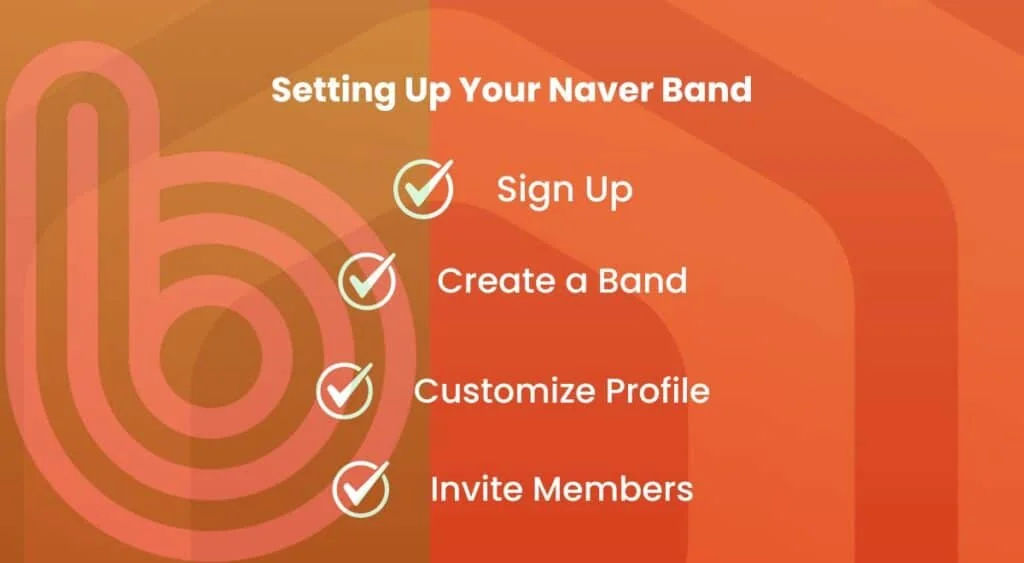 Setting Up Your Naver Band
