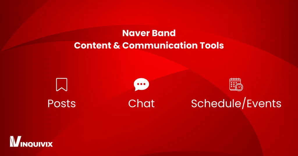 Naver Band Content & Communication Tools _ inquivix