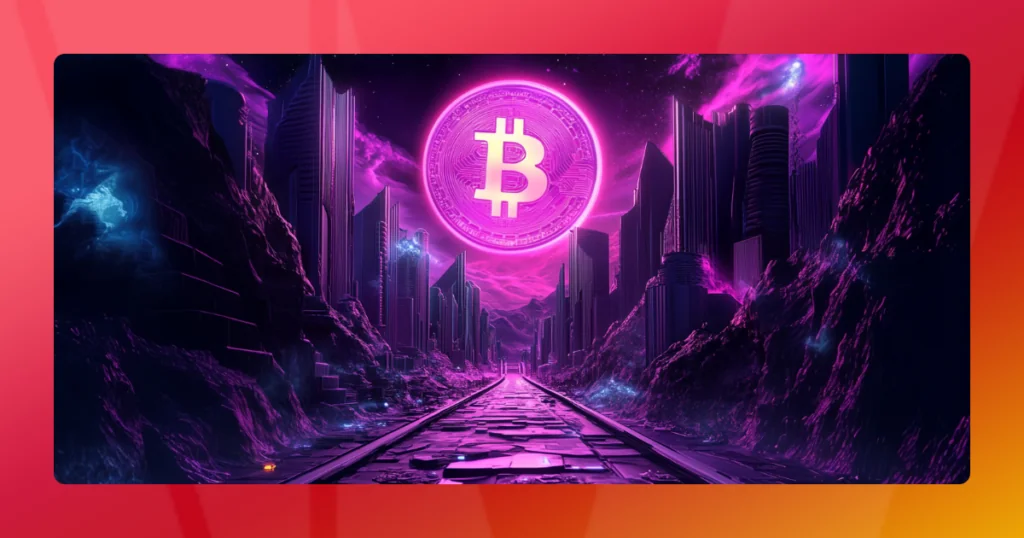 A bitcoin symbolize power