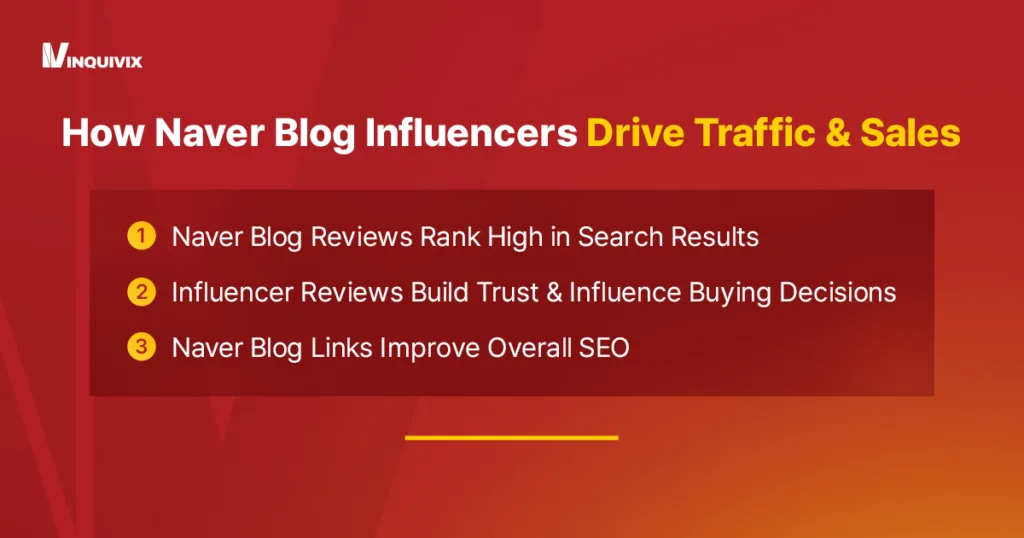 How Naver Blog Influencers Drive Traffic & Sales - Inquivix