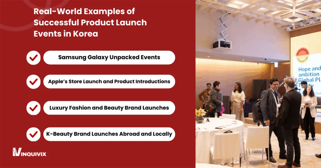 Real-World Examples of Successful Product Launch Events in Korea