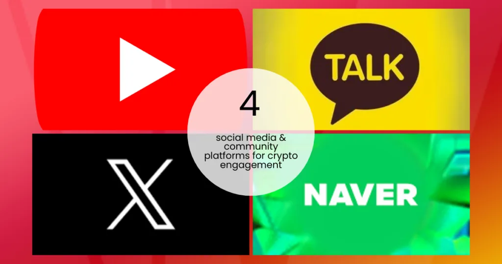 social media & community platforms for crypto engagement